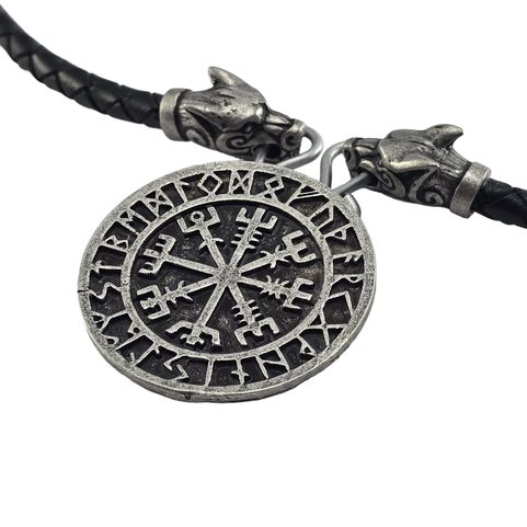 VEGVISIR, BOLO - COMPLET, ZINC, ARGENT ANTIQUE