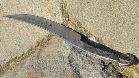 CELTIC FORGED LONG KNIFE, REPLICA