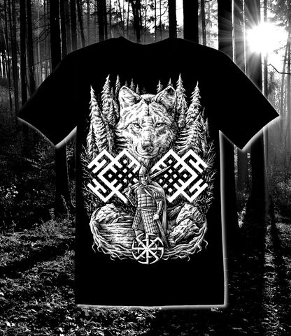 WOLF WARRIOR, SLAVIC T-SHIRT