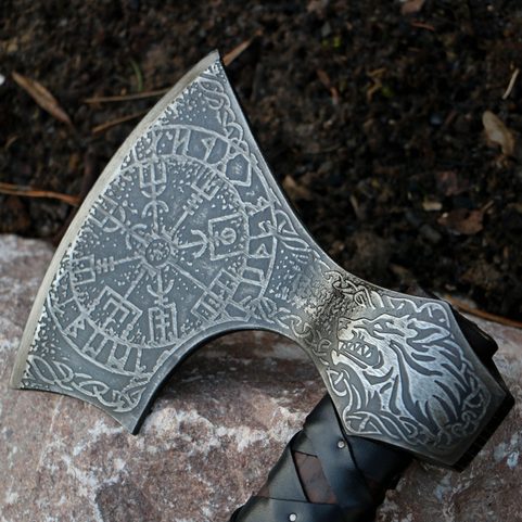 FENRIR, ETCHED VIKING AXE