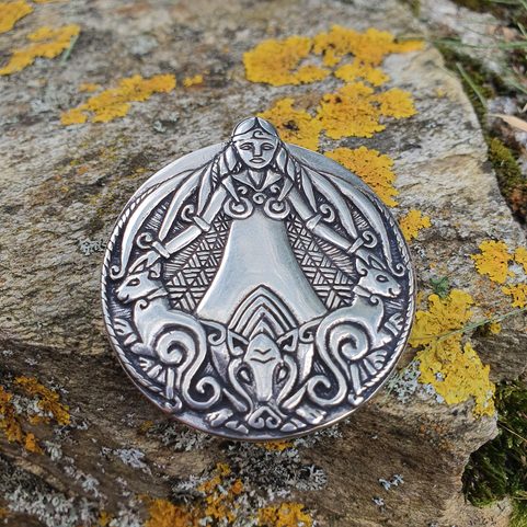 FREYA VIKING PENDANT SILVER