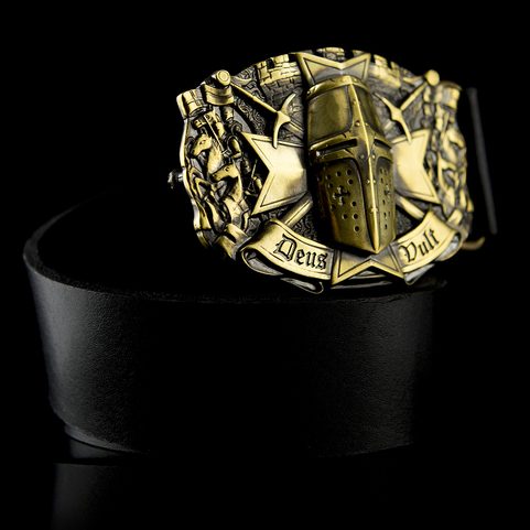 TEMPLAR, BOUCLE DE CEINTURE, LAITON