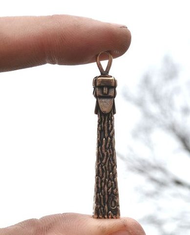 SVETOVID, LARGE SLAVIC BRONZE PENDANT