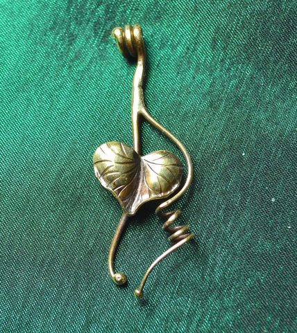 SLAVIC LIME LEAF, HANDMADE JEWEL