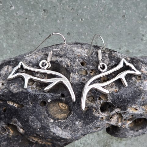 GUMPI, SÁMI WOLF, SILVER EARRINGS, AG 925/1000
