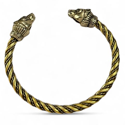 BERSERKER, BEAR, BRASS BRACELET