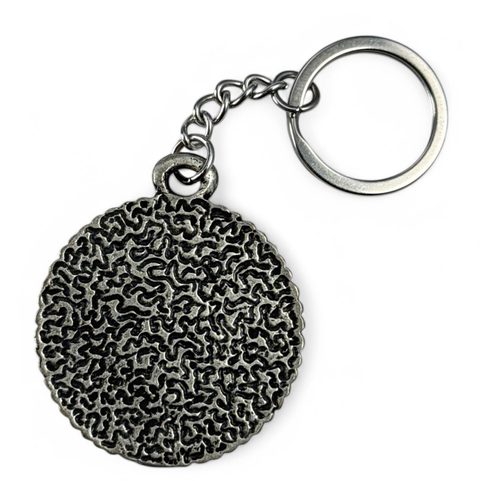 KING PREMYSL OTAKAR II, KEY RING, ZINC, ENAMEL