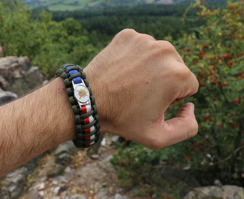 PARACORD BRACELET, SOLDIER - CZECH ARMY