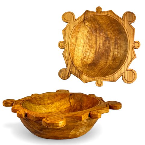 SCHALE MIT WIKINGERDEKOR, OSEBERG SCHIFF, NORWEGEN