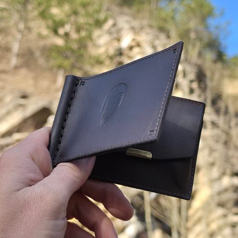 LEATHER WALLET, TRILOBIT