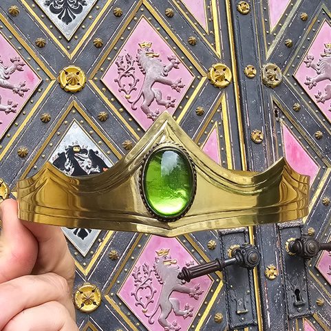 GRACIA - CROWN, BRASS, MOSS GREEN