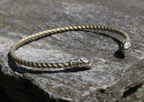 GRIFFIN, BRASS TORQUES
