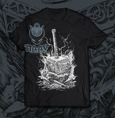 MARTEAU DE THOR - MJOLLNIR, T-SHIRT, HOMMES
