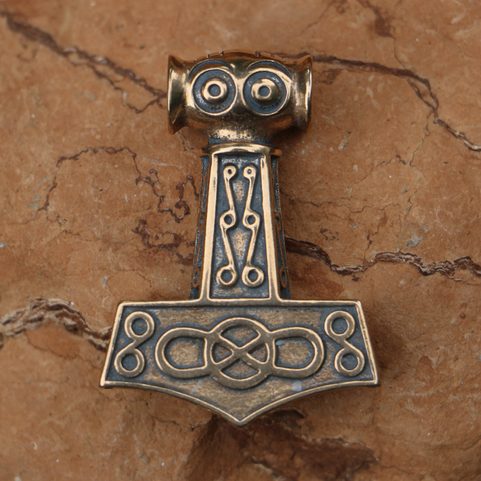 THOR HAMMER - MJÖLLNIR, PENDANT, BRONZE