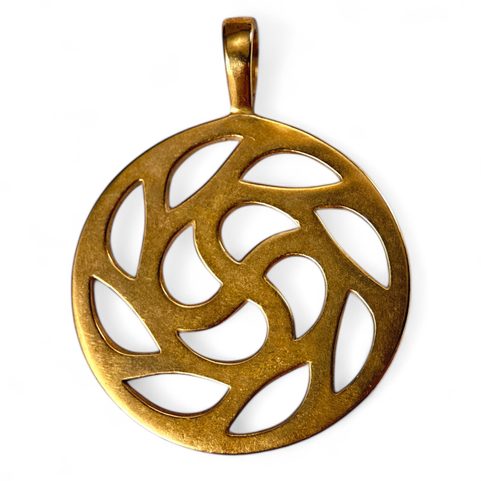 SUN SYMBOL, BRONZE PENDANT