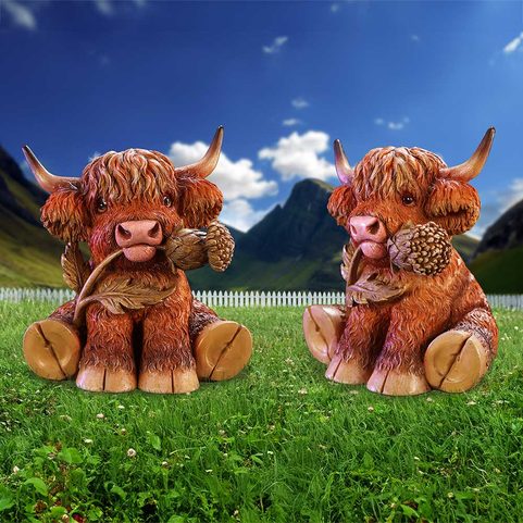 SCOTTISH COW, FIGURINE