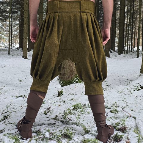 WOOL HIGH BREECHES, VIKING TROUSERS