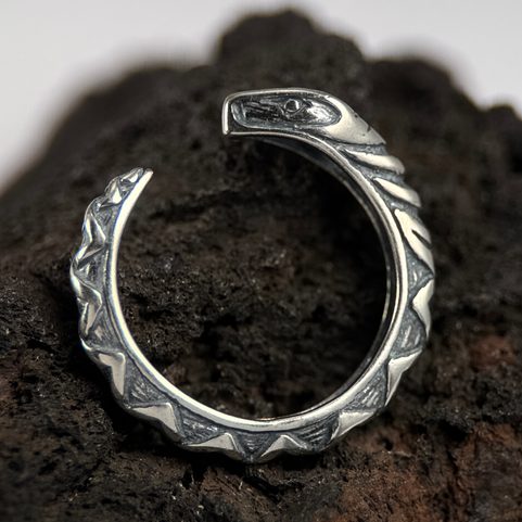 SERPENT, BAGUE EN ARGENT STERLING