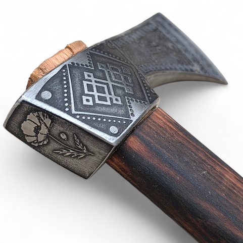 SHEPHERD’S AXE, UKRAINIAN MOTIFS, TRANSCARPATHIA