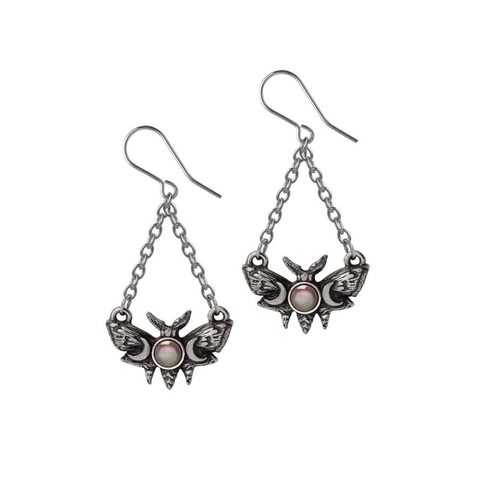LUNAR MOTH, EARRINGS, ALCHEMY ENGLAND