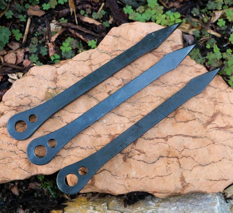 THE VETERAN COUTEAUX DE LANCER, ENSEMBLE DE 3