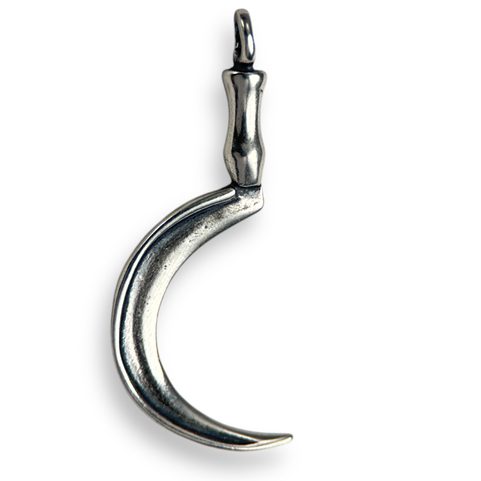 DRUID SICKLE, PENDANT, SILVER