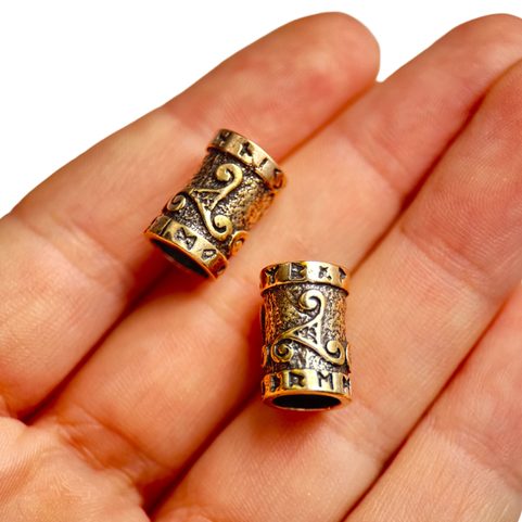 TRISKELION - PERLE RUNIQUE POUR LA BARBE