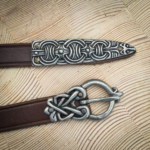 CEINTURE DE VIKING EN CUIR - FRÖJEL, SUÈDE