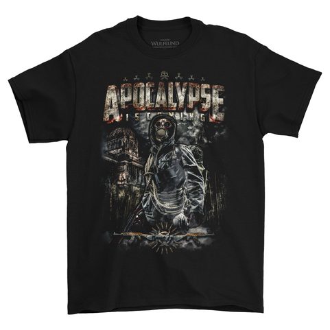 PREPPER - APOCALYPSE IS COMING, MEN'S T-SHIRT COLORFUL