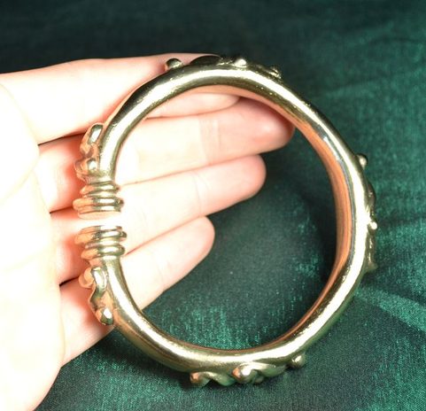 BRONZE HALSKETTE, LATEN, ORTSCHAFT ZLONICE, REPLIK