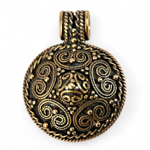 WIKINGER-ANHÄNGER, STORA RYK, FÄRGELANDA, SCHWEDEN, BRONZE