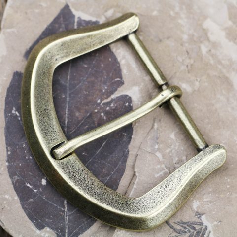 MEDIEVAL BELT BUCKLE 45MM, ZINC, ANT. BRASS