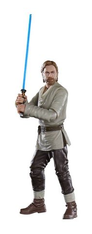 STAR WARS : OBI-WAN KENOBI FIGURINE SÉRIE NOIRE 2022 OBI-WAN KENOBI (JEDI ERRANT) 15 CM
