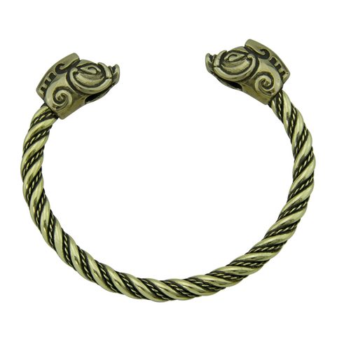 COLLACH, CELTIC BOAR, BRACELET, BRASS