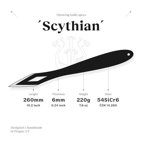 SCYTHIAN, COUTEAU DE LANCER