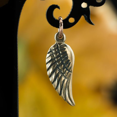 WING, BRONZE PENDANT