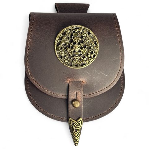 TARSOLY - VIKING BORRE, LEATHER BAG