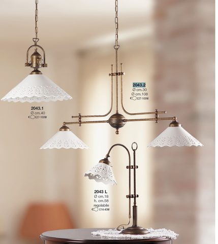 VERONA CERAMIC PENDANT LAMP 2043.2