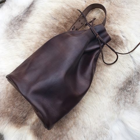 SAC EN CUIR MÉDIÉVAL - KNAPSACK - GOTHIC RUCKSACK