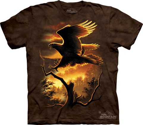 GOLDEN EAGLE, THE MOUNTAIN, T-SHIRT