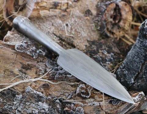 LUGH'S SPEAR, REPRODUCTION - DAMASCUS STEEL, WULFLUND FORGE