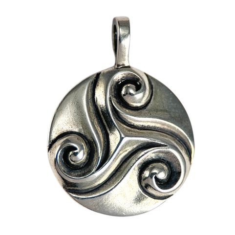 TRISQUE CELTIQUE, PENDENTIF EN ARGENT