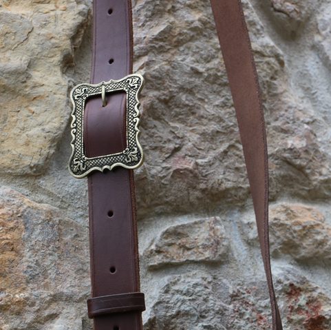 RAPIER SWORD HANGER, LEATHER