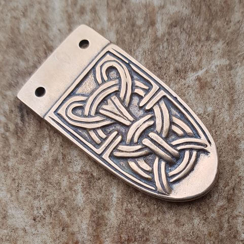 VIKING STRAP END, BIRKA, BRONZE