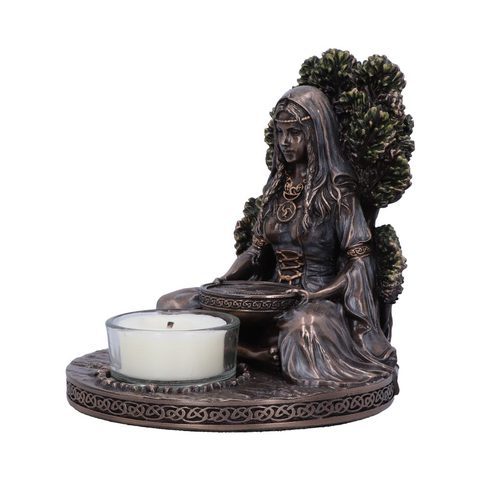CELTIC GODDESS DANU 12,5 CM, CANDLESTICK