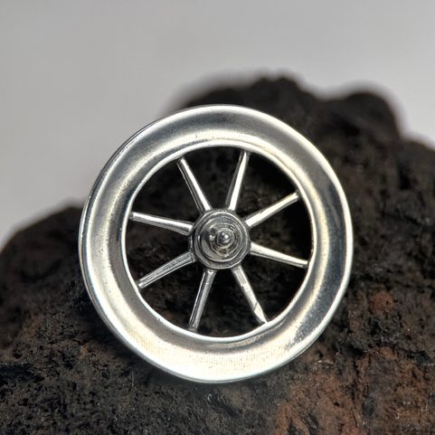 TARANIS WHEEL, CELTIC REPLICA, SILVER