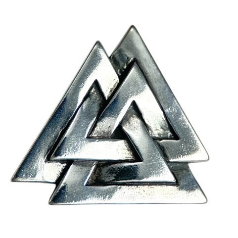 VALKNUT, SILVER VIKING PENDANT, AG 925