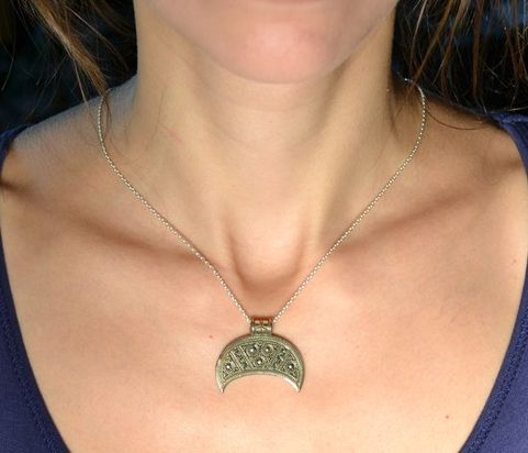 LUNITSA, IX. CENTURY, REPLICA, PENDANT, BRONZE