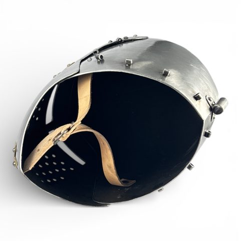 HELM MIT VISIER, 2 MM, MESSINGDEKORATION