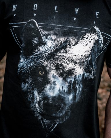 WOLVES SPIRIT, MEN'S T-SHIRT
